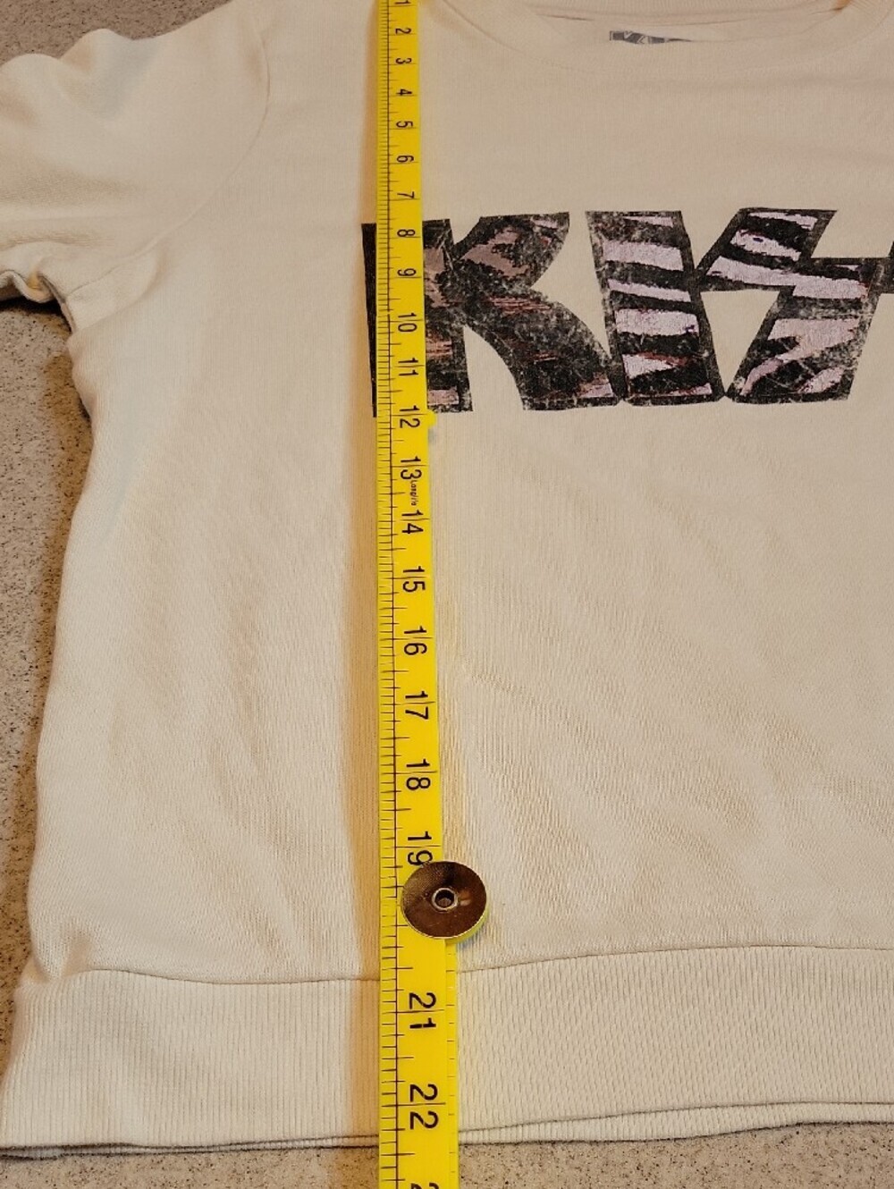 Kiss Graphic Sweatshirt Cotton Blend Casual Size Medium - Picture 9 of 9